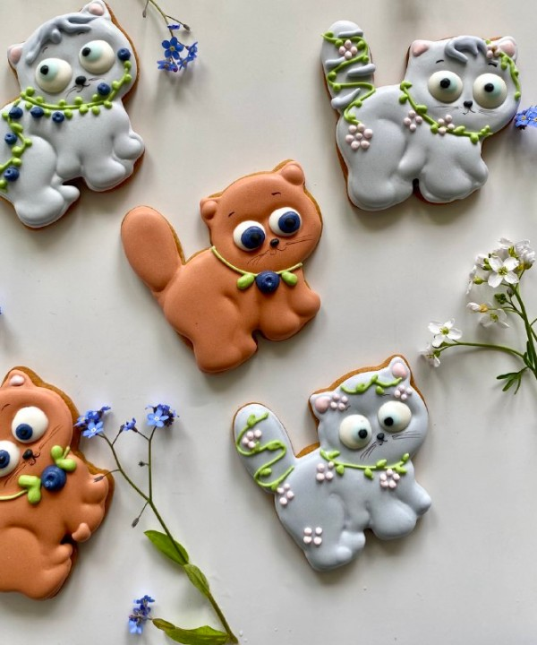 Пряник "Ягодный котик", 1 шт.   фото 2